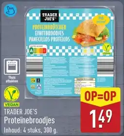 ALDI Trader joe's Proteïnebroodjes aanbieding