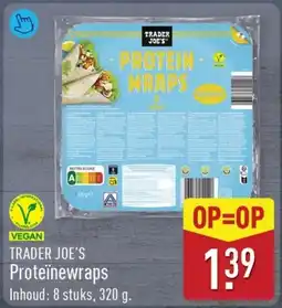 ALDI Trader joe's proteïnewraps aanbieding