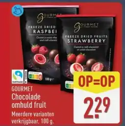ALDI Gourmet Chocolade omhuld fruit aanbieding