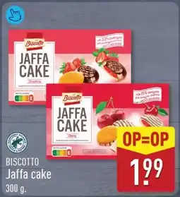 ALDI Biscotto Jaffa cake aanbieding