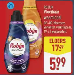 ALDI Robijn Vloeibaar wasmiddel aanbieding