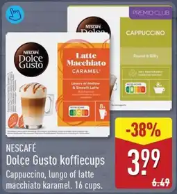 ALDI Nescafe dolce gusto koffiecups aanbieding