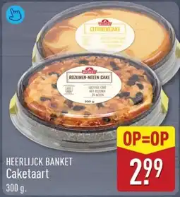 ALDI Heerlijck banket Caketaart aanbieding