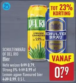 ALDI Schultenbräu of del rio bier aanbieding