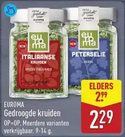 ALDI Euroma Gedroogde kruiden aanbieding