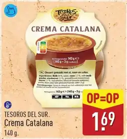 ALDI Tesoros del sur. crema catalana aanbieding