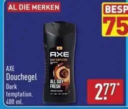 ALDI Axe Douchegel Dark temptation aanbieding