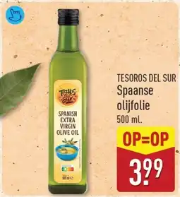 ALDI Tesoros Del Sur Spaanse olijfolie aanbieding