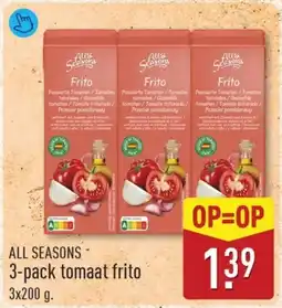ALDI All seasons- 3-pack tomaat frito aanbieding