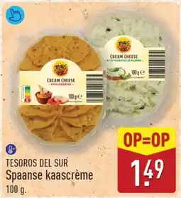 ALDI Tesoros del sur spaanse kaascrème aanbieding