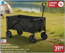 ALDI Adventuridge opvouwbare bolderkar aanbieding