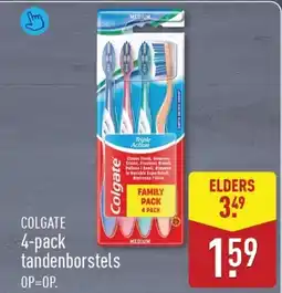 ALDI Colgate 4-pack tandenborstels aanbieding