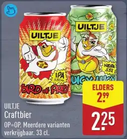ALDI Uiltje craftbier aanbieding