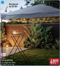 ALDI Belavi pop-up paviljoen aanbieding