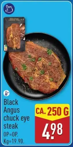 ALDI Black Angus chuck eye steak aanbieding