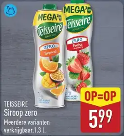 ALDI Teisseire Siroop zero aanbieding