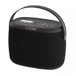 Bol.com Pure Woodland waterdichte (IP67) buitenspeaker met Bluetooth en FM/DAB+ radio, Zwart aanbieding