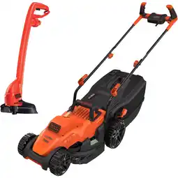 Alternate BLACK+DECKER Grasmaaier BEMW461BGL2 + trimmer aanbieding