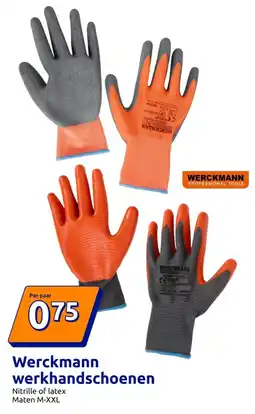 Action Werckmann werkhandschoenen aanbieding