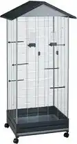 Bol.com Voltrega - Vogelkooi - Vogel Voliere -Vogelhuis - 001430GG - Grijs aanbieding
