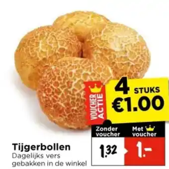 Vomar Voordeelmarkt Tijgerbollen aanbieding