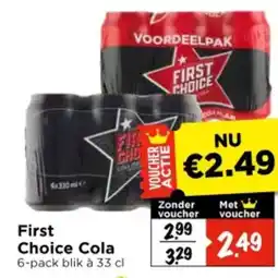 Vomar Voordeelmarkt First Choice Cola aanbieding