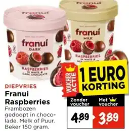 Vomar Voordeelmarkt Franui Raspberries aanbieding