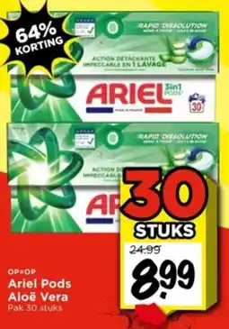Vomar Voordeelmarkt Ariel Pods Aloë Vera aanbieding