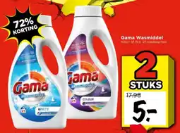Vomar Voordeelmarkt Gama Wasmiddel aanbieding
