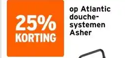 GAMMA op Atlantic douche- systemen Asher aanbieding