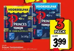 Vomar Voordeelmarkt Princes Tonijnstukken aanbieding