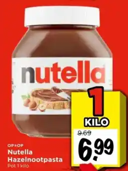Vomar Voordeelmarkt Nutella Hazelnootpasta aanbieding