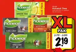 Vomar Voordeelmarkt Pickwick Thee aanbieding