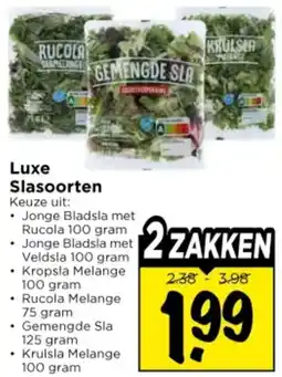Vomar Voordeelmarkt Luxe Slasoorten aanbieding