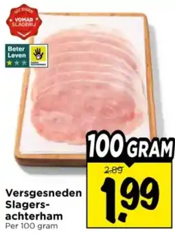 Vomar Voordeelmarkt Versgesneden Slagers achterham aanbieding