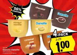 Vomar Voordeelmarkt Danone Danette aanbieding