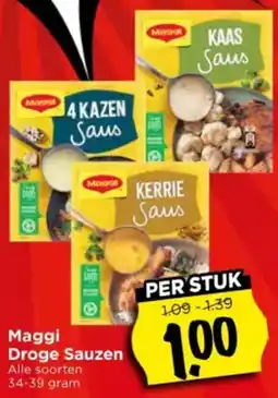 Vomar Voordeelmarkt Maggi Droge Sauzen aanbieding