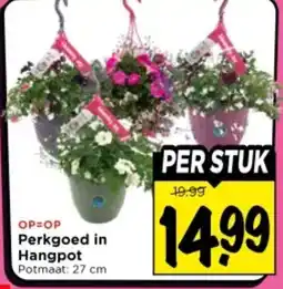 Vomar Voordeelmarkt Perkgoed in Hangpot aanbieding