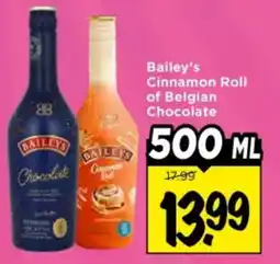 Vomar Voordeelmarkt Bailey's Cinnamon Roll of Belgian Chocolate aanbieding