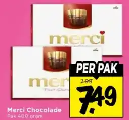 Vomar Voordeelmarkt Merci Chocolade aanbieding