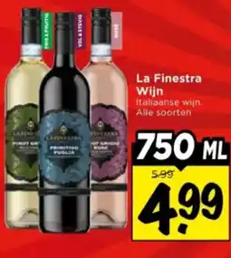 Vomar Voordeelmarkt La Finestra Wijn aanbieding