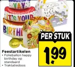 Vomar Voordeelmarkt Feestartikelen aanbieding