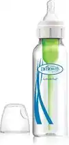 Bol.com Dr. Brown's Options+ Anti-Colic Babyfles - Smalle halsfles - Glas - 250ml aanbieding