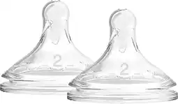Bol.com Dr. Brown's Options+ Flesspeen - Fase 2 - Brede halsfles - 2 stuks aanbieding