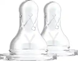 Bol.com Dr. Brown's Options+ Flesspeen - Y-speen - Smalle halsfles - 2 stuks aanbieding