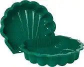 Bol.com Zandbak schelp groen 2-delig88 x 77cm x 36 cm SwingKing Zandbak / waterbak met deksel aanbieding