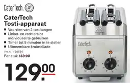 De Kweker CaterTech Tosti-apparaat aanbieding
