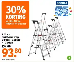 GAMMA Altrex huishoudtrap Double Decker 4 treden aanbieding