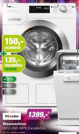 EP Beerepoot Miele Wasmachine WEG 895 WPS Excellence aanbieding