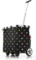 Bol.com Reisenthel Carrycruiser Boodschappentrolley - Polyester - 40L - Dots Zwart aanbieding
